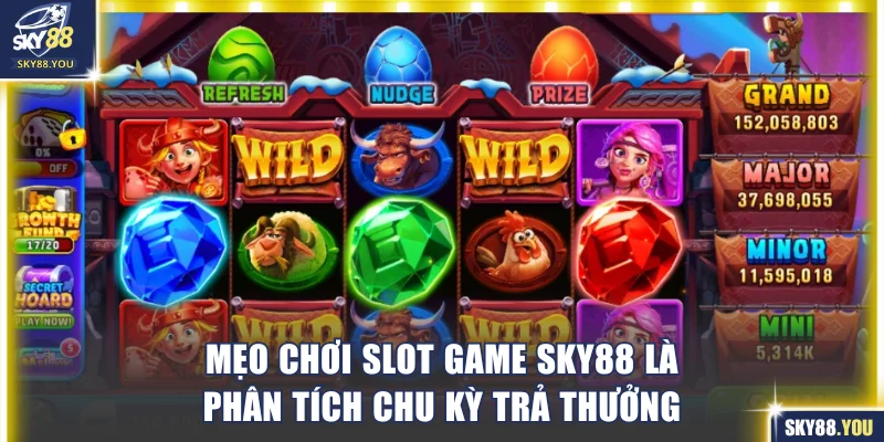 Mẹo chơi slot game SKY88 là phân tích chu kỳ trả thưởng